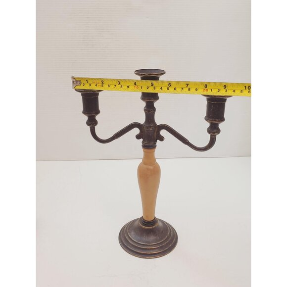 Vintage candelabra candle holders/ 3 arm candelabras/ candelabra perfect for - Picture 7 of 10
